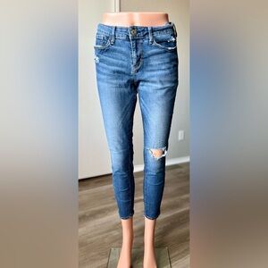 Signature by Levi Strauss Women's Distressed Denim Skinny Jeans